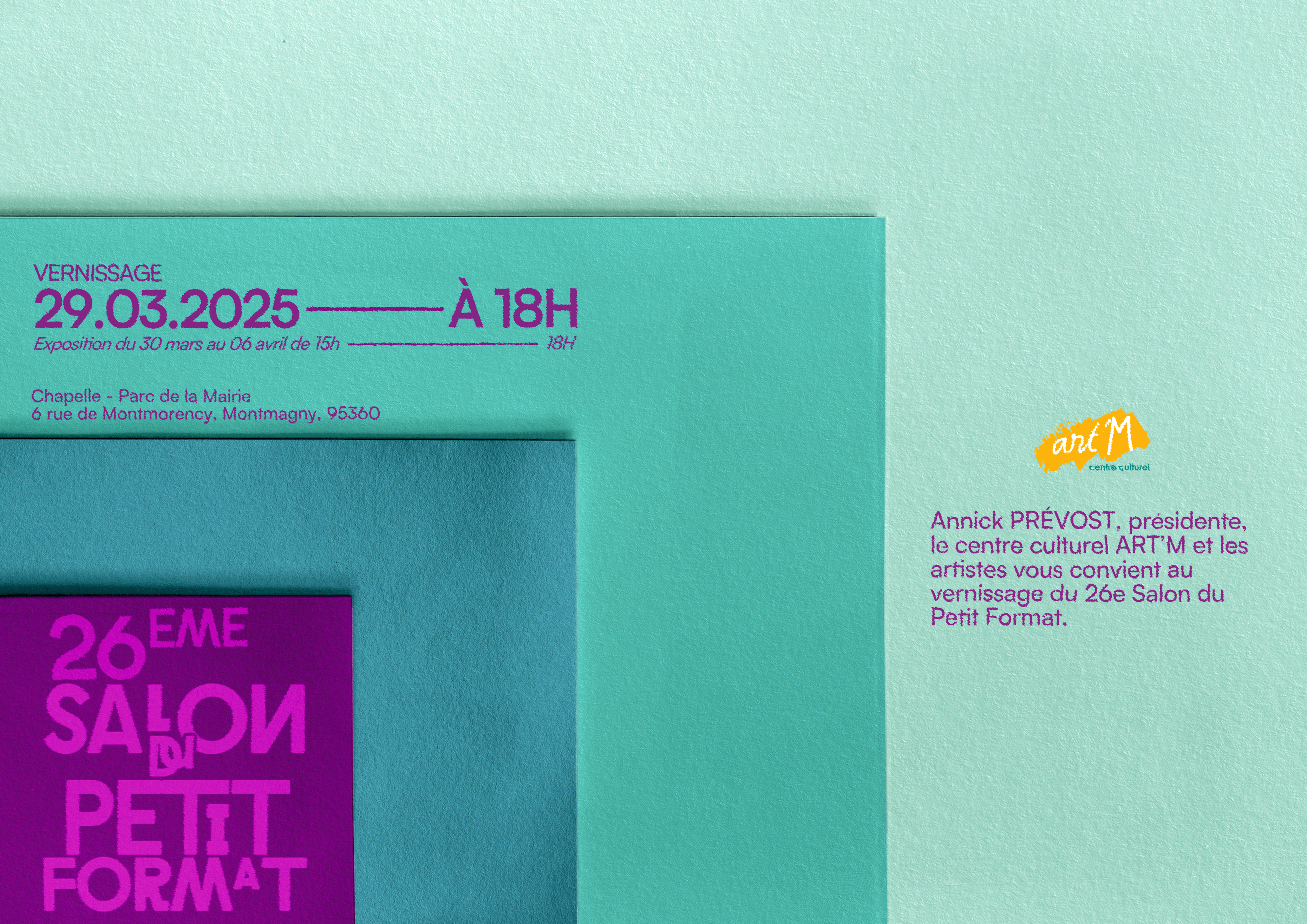 Invitation vernissage   Petit Format 2025