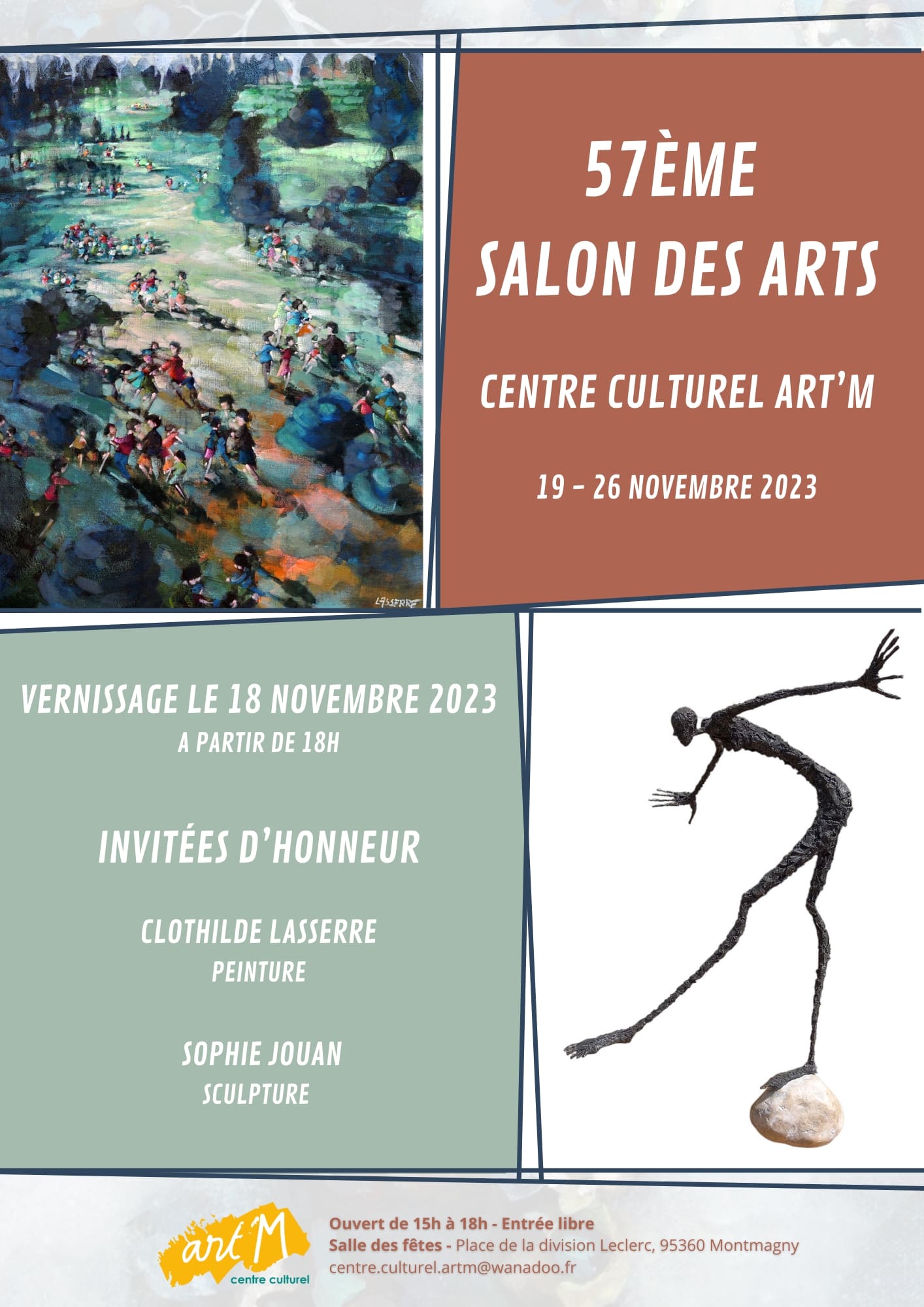 Affiche 57e Salon des arts 23