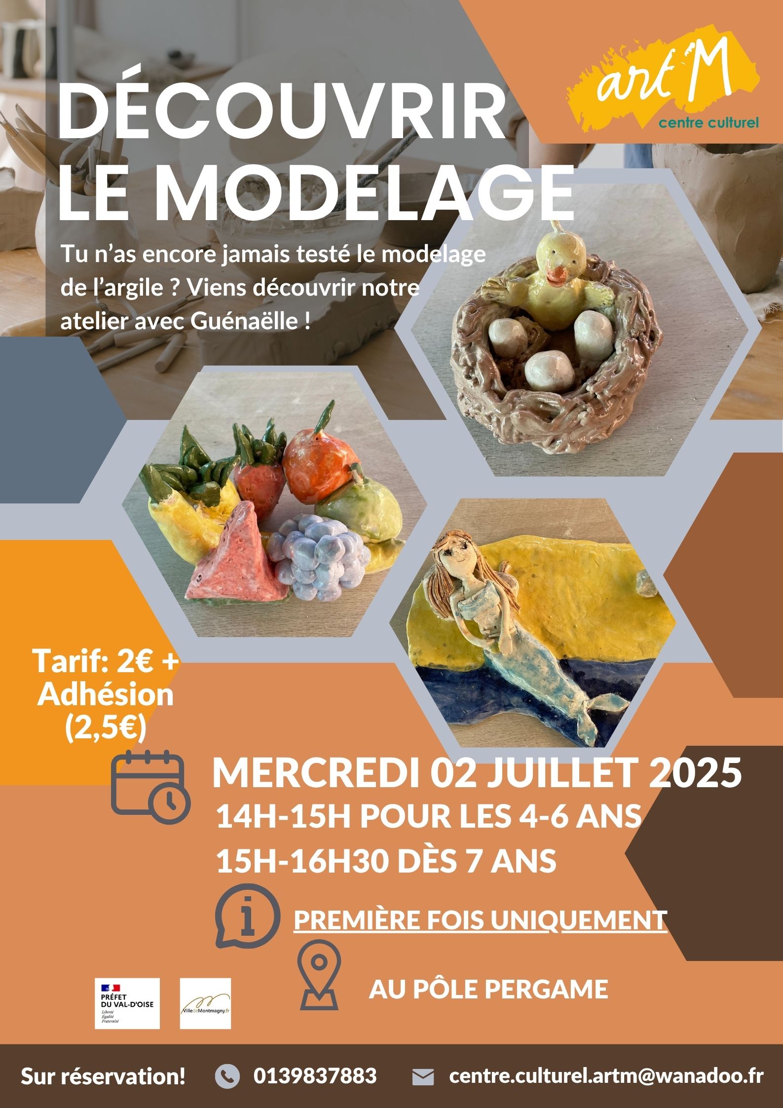 Stage modelage juillet